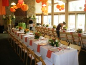 Dinner Reception setup 