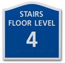 indoor level signage