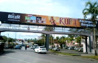 overhear bridge signboard
